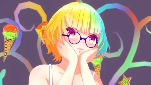 Anime Girl - Blender 3d models
