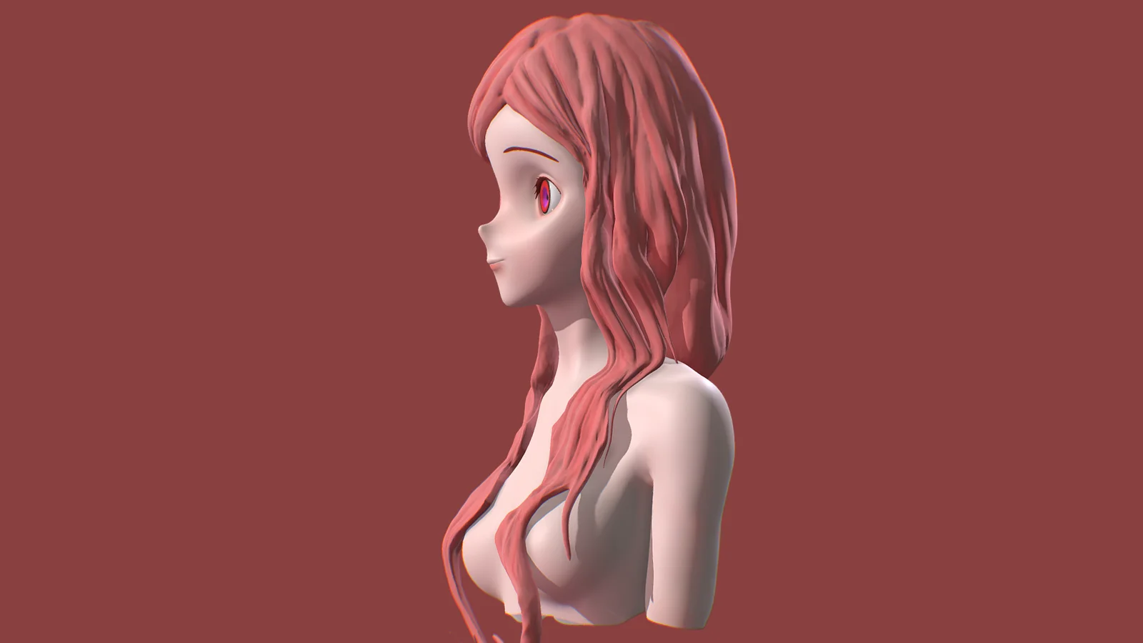 Anime Head Base Mesh screenshot 3