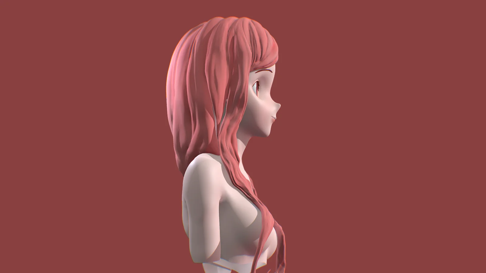Anime Head Base Mesh screenshot 6
