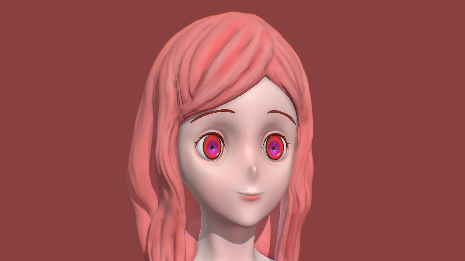 Anime Head Base Mesh screenshot 7