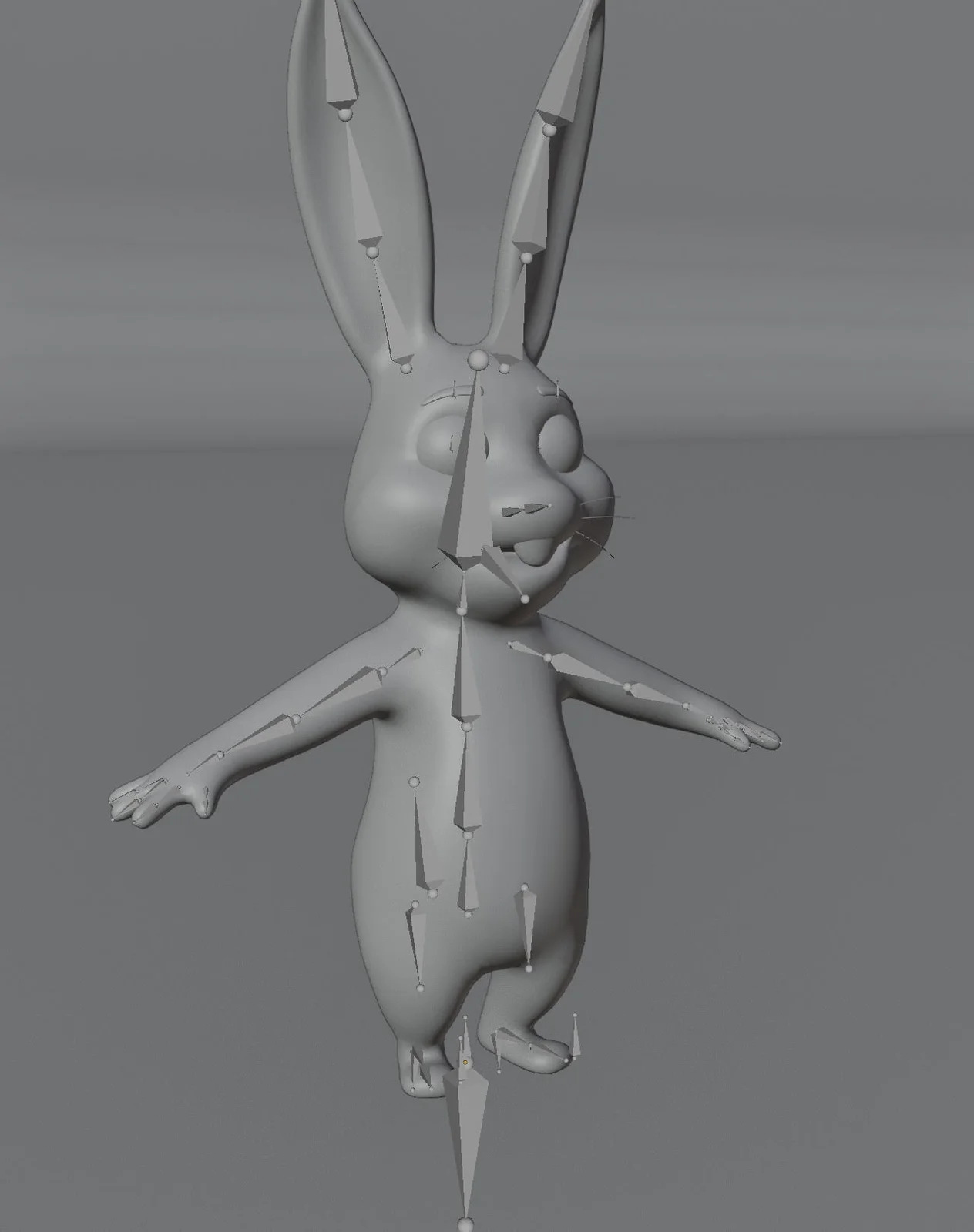 Rigged Cartoon Rabbit Base Mesh screenshot 8