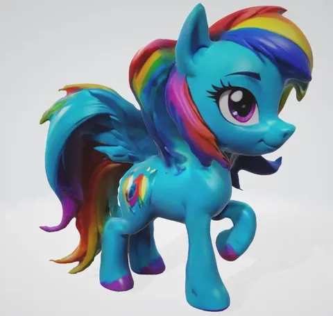 Cartoon Unicorn - Blender 3d models