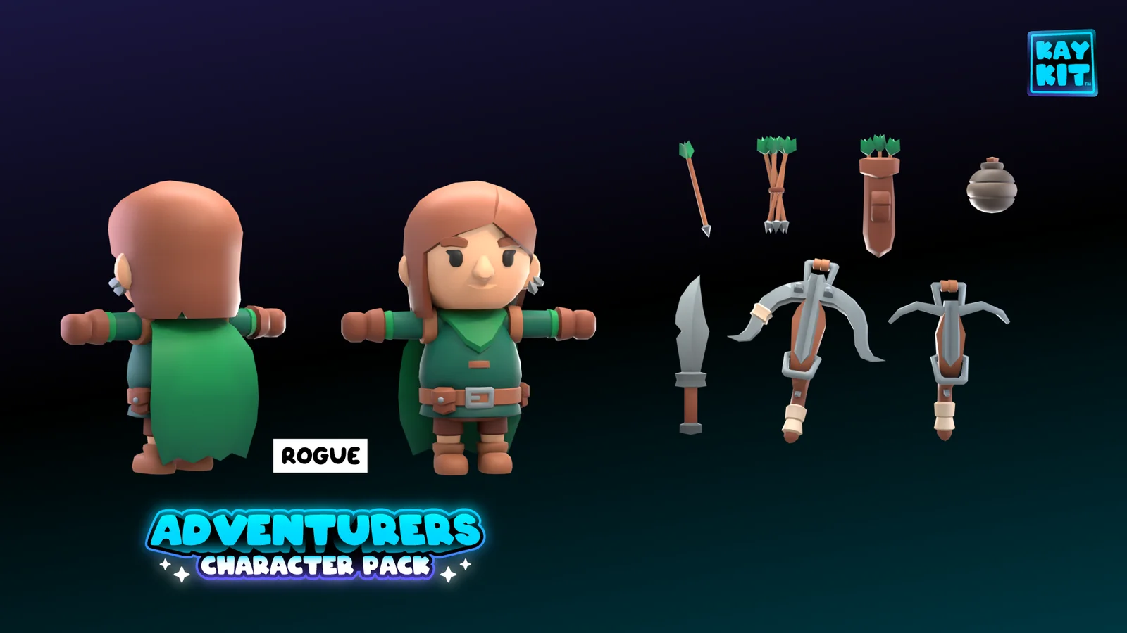 Animated Adventurers Character Pack screenshot 5