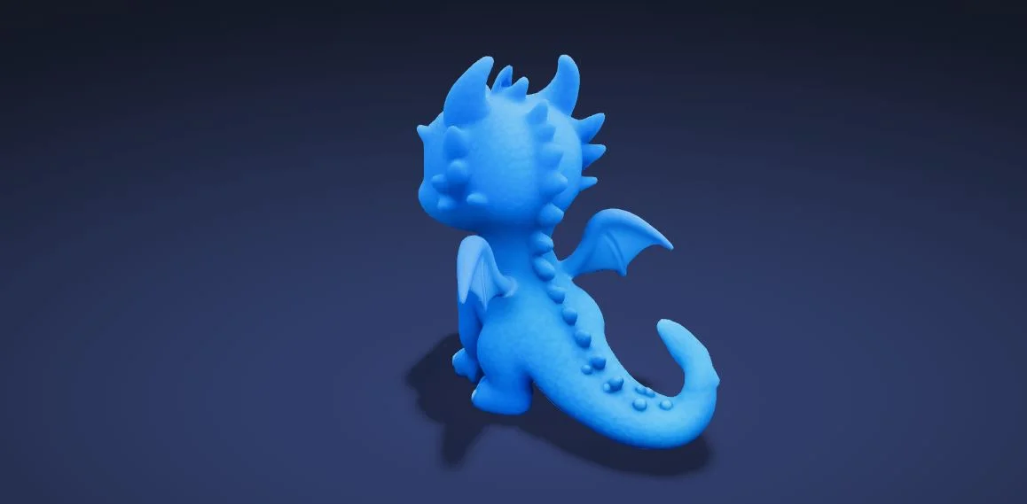 Cute Blue Dragon screenshot 3