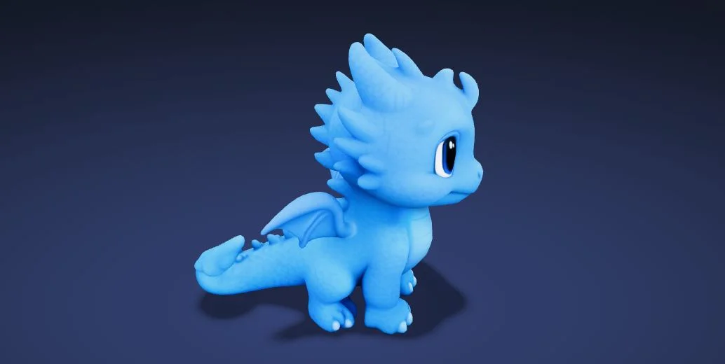 Cute Blue Dragon screenshot 4