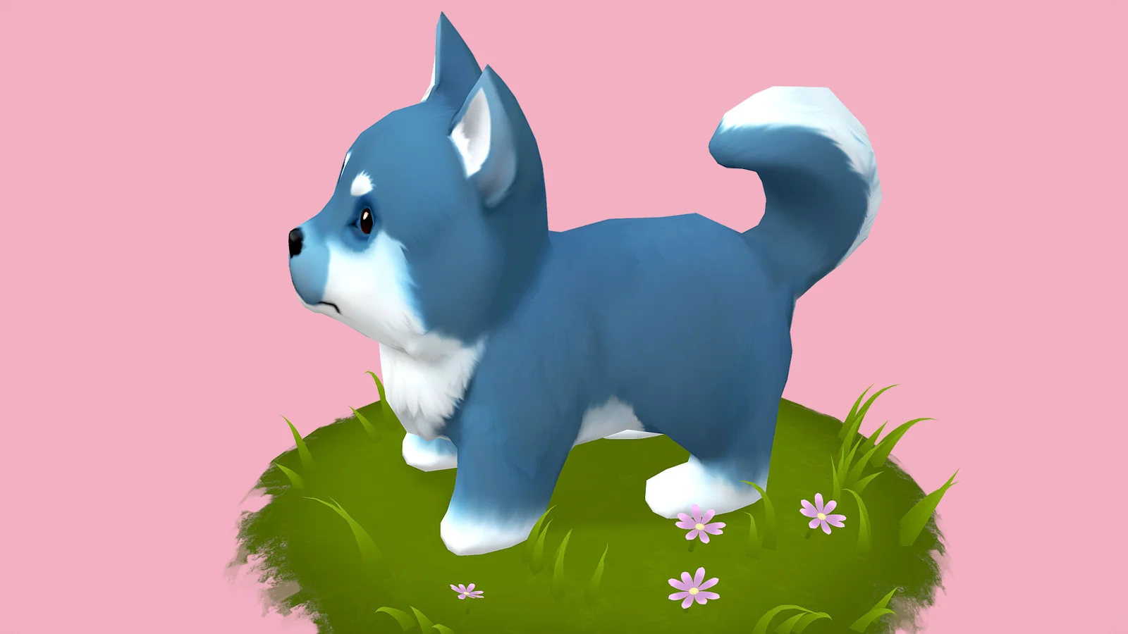 Cute Wolf Hand-Painted screenshot 2