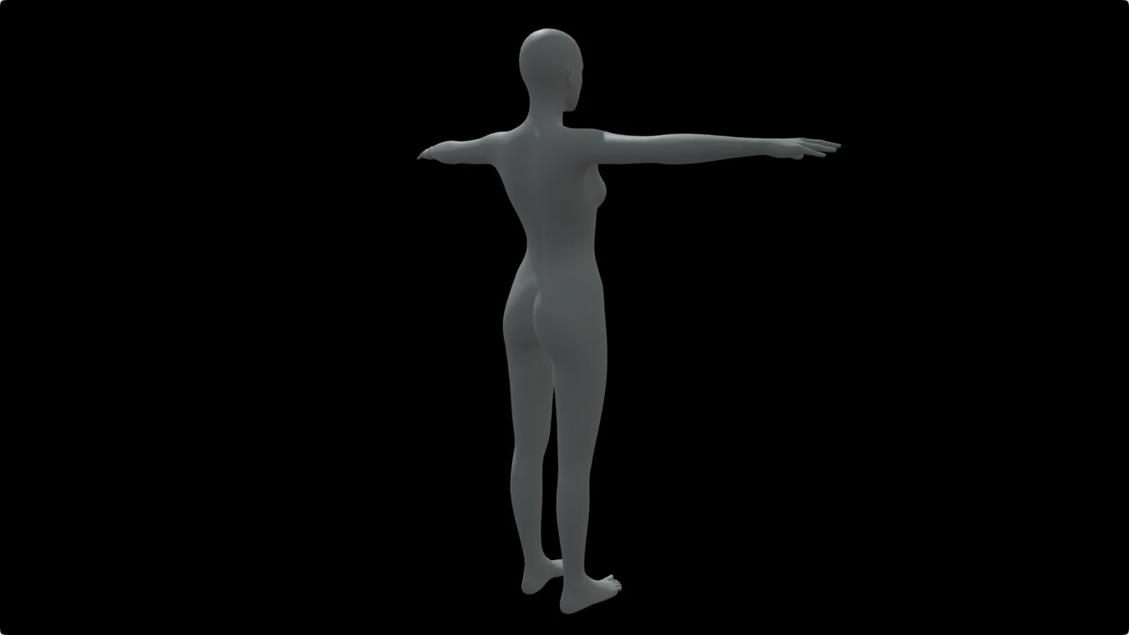 Female Body Base Mesh 2 screenshot 5