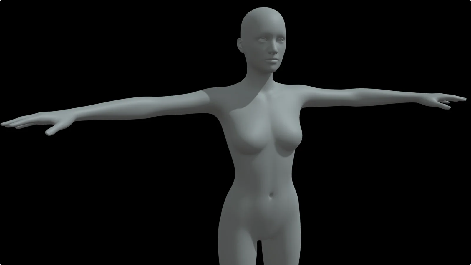 Female Body Base Mesh 2 screenshot 7