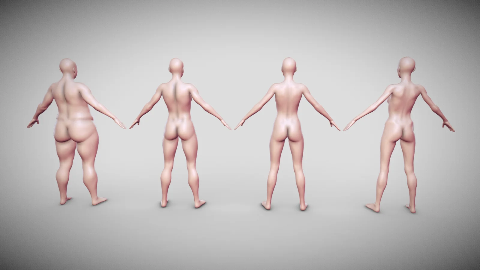 Female Body Base Mesh screenshot 2