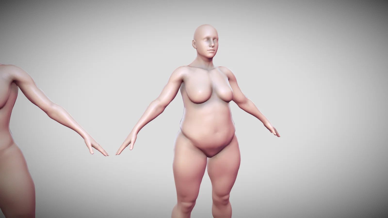 Female Body Base Mesh screenshot 5