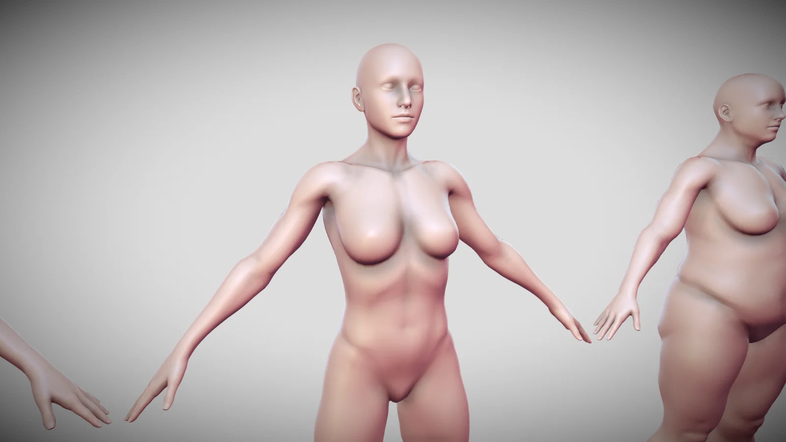 Female Body Base Mesh screenshot 6