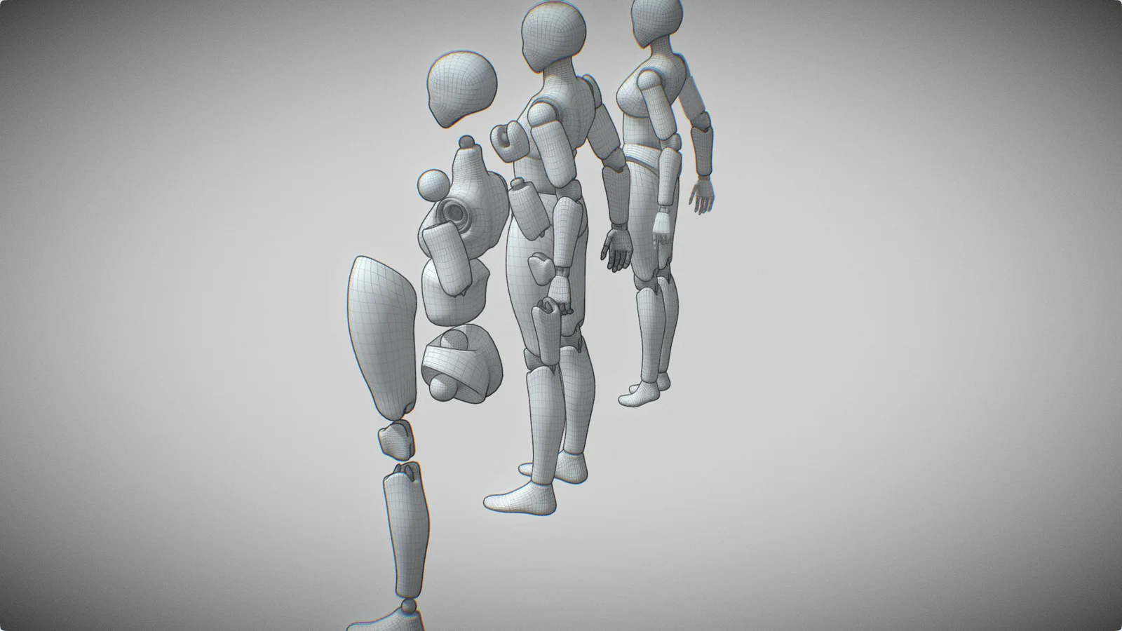 Male Ball Joint Doll Basemesh screenshot 3