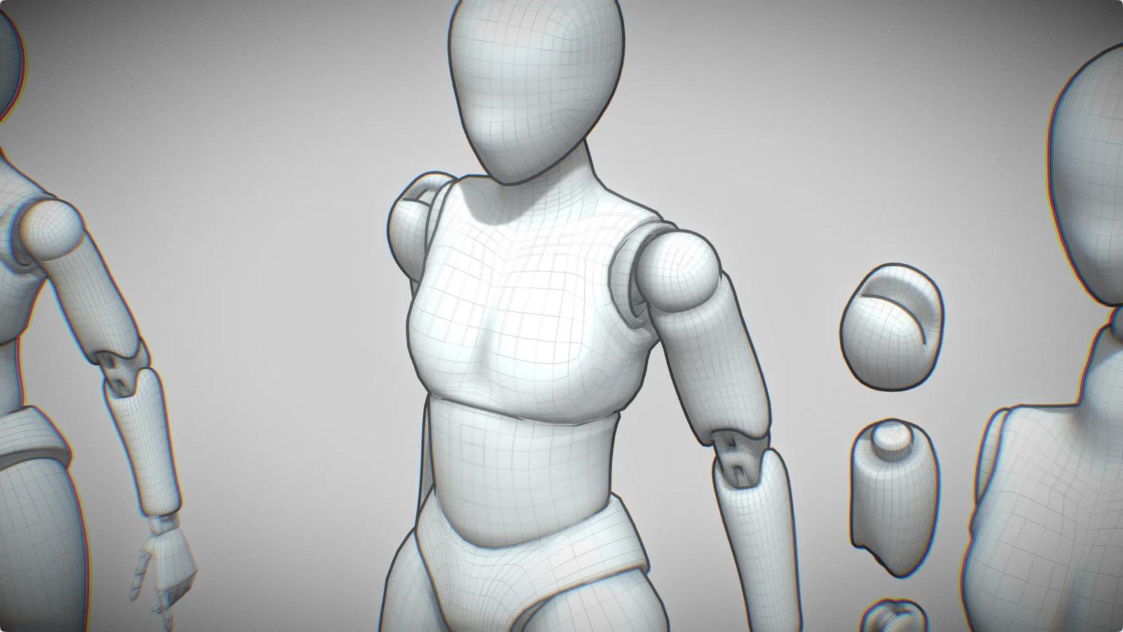 Male Ball Joint Doll Basemesh screenshot 7