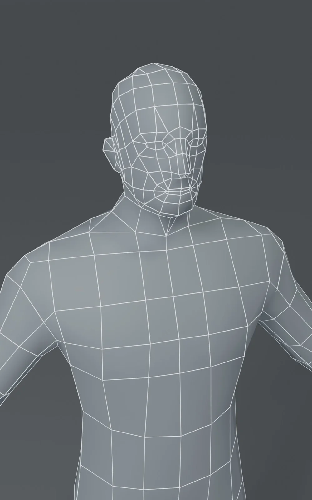 Male Body Base Mesh screenshot 3