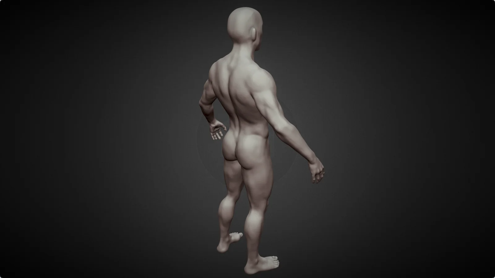 Highpoly Male Base Mesh screenshot 5