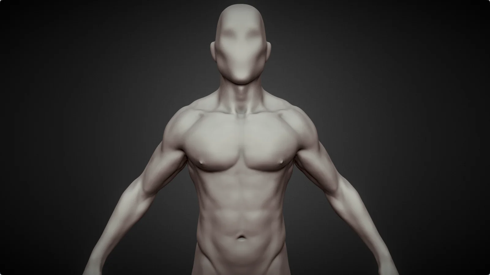 Highpoly Male Base Mesh screenshot 7