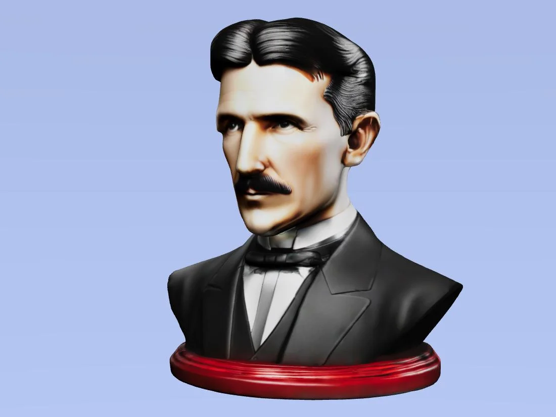 Nikola Tesla Bust screenshot 2