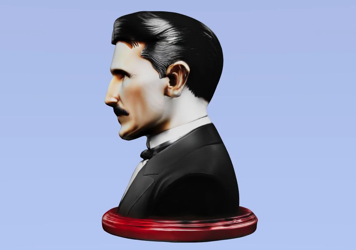 Nikola Tesla Bust screenshot 3