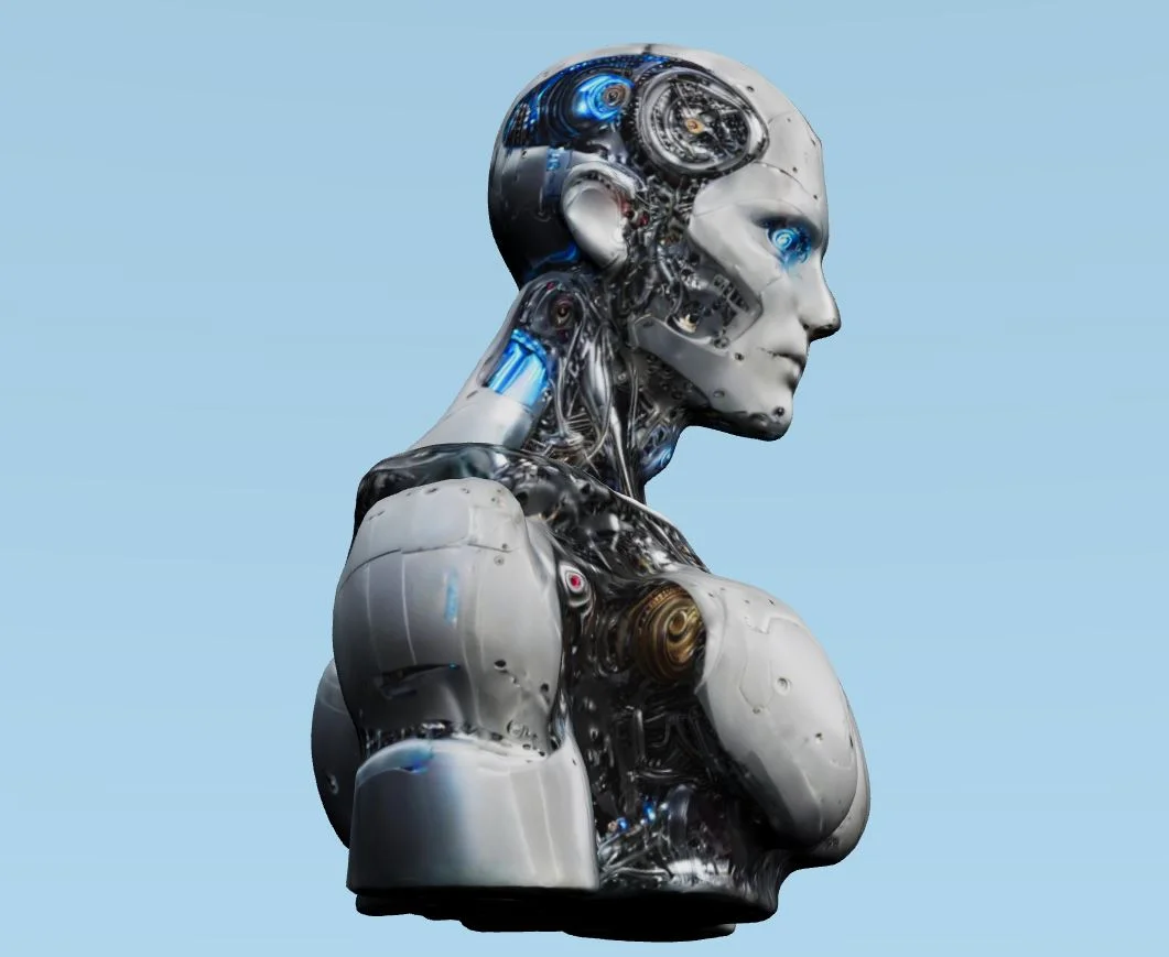 Sci-Fi Android Bust screenshot 5
