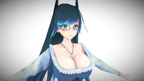 Sexy Anime Girl Model - Blender 3d models