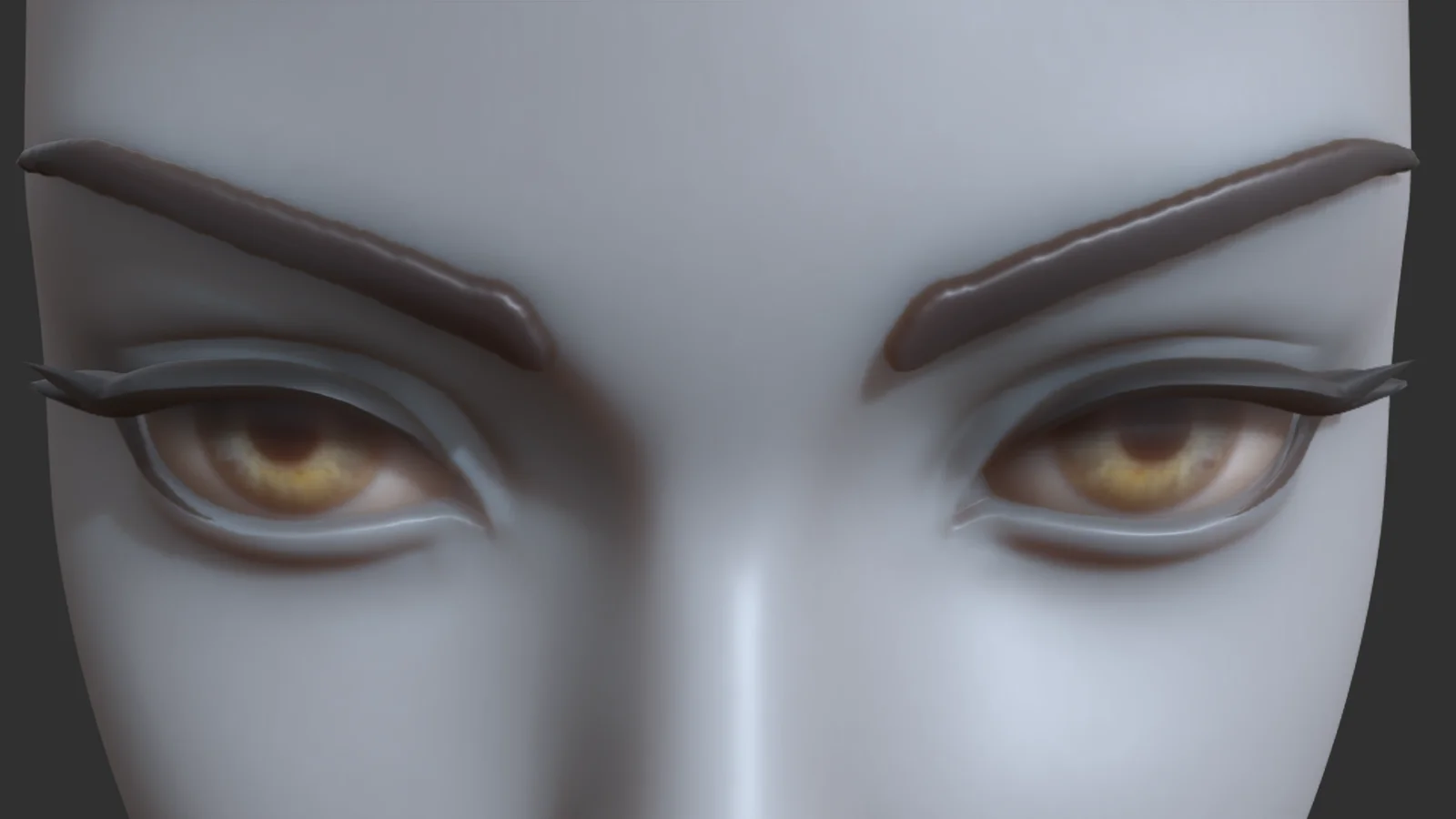 Stylized Anime Female Head screenshot 8