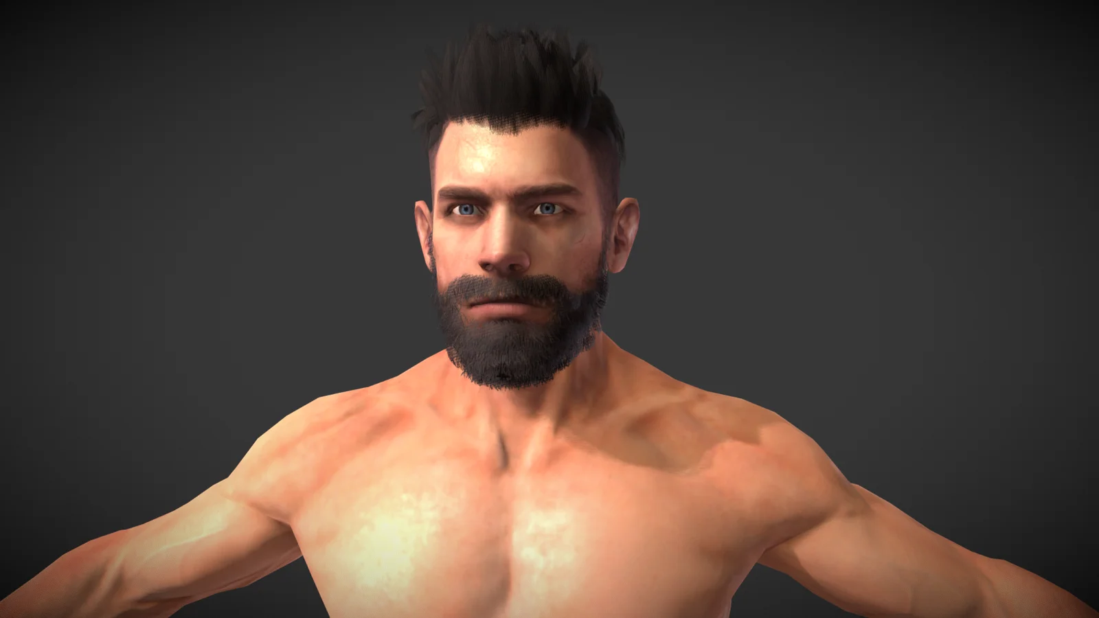 Textured Man Base Mesh screenshot 8