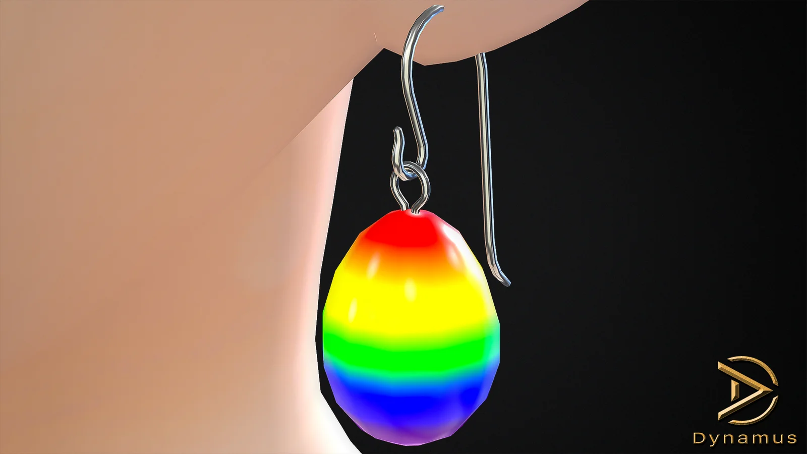 Rainbow Egg Earrings screenshot 2