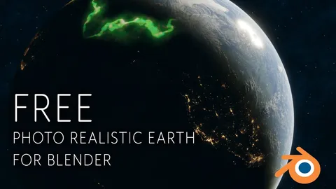 Realistic Planet Earth - Blender 3d models