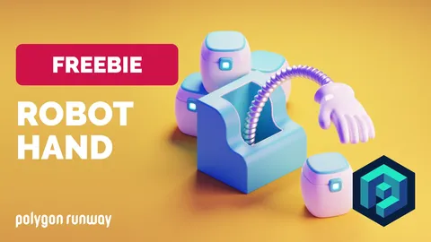 Robot Hand Scene - Blender scenes