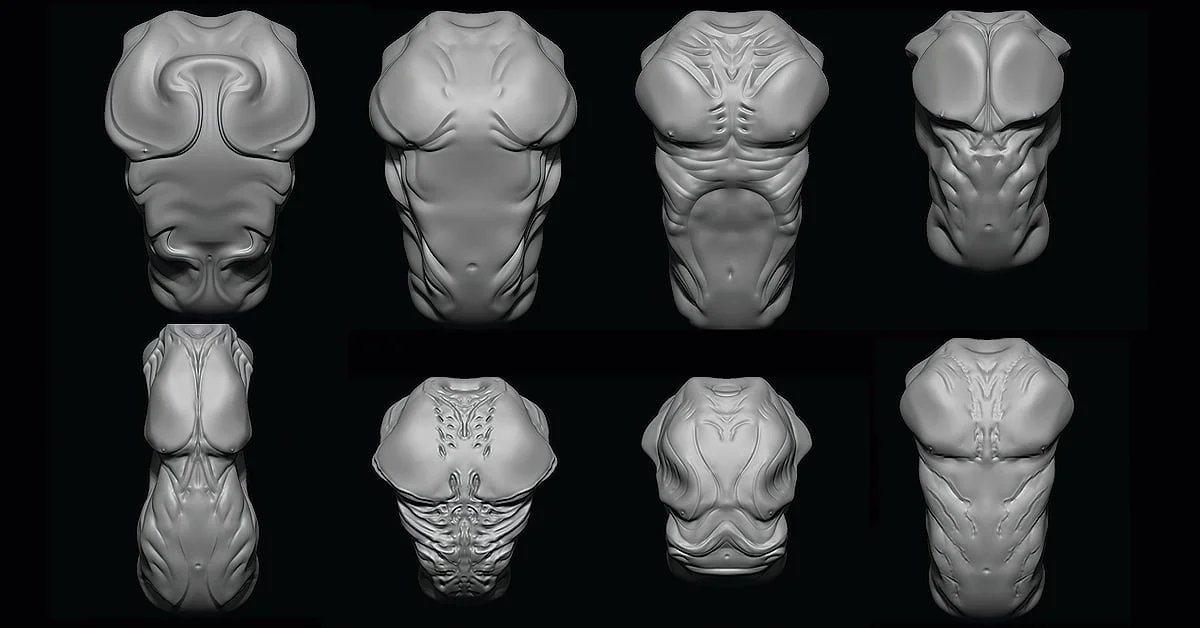 Creature Busts Sample screenshot 2