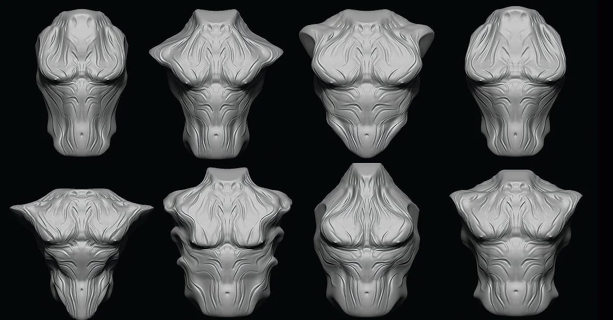 Creature Busts Sample screenshot 5