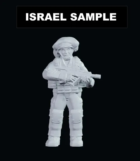 Israel Defense Forces Sample - Blender 3d models