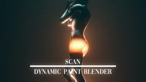 Scan Dynamic Paint PBR - Blender scenes