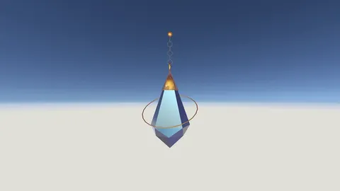 Crystal Earring - Blender 3d models