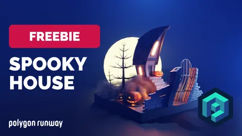 Spooky House Scene - Blender scenes