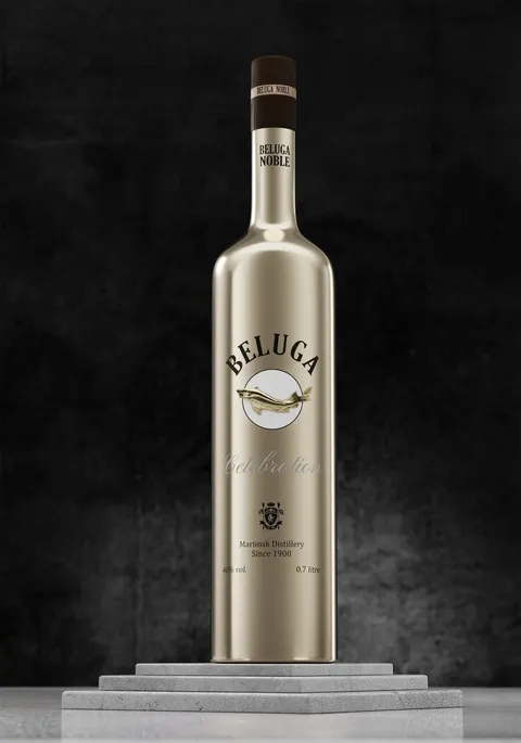 Vodka Beluga - Blender 3d models