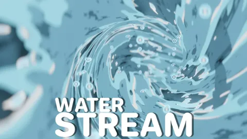 Water Stream NPR - Blender scenes