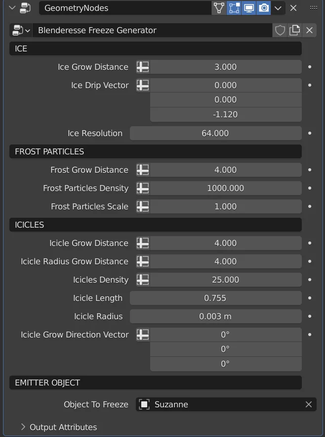 Freeze Generator Setup screenshot 3