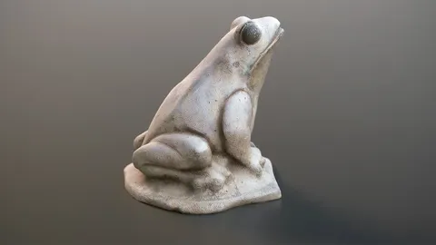 Frog Statue - Blender 3d models