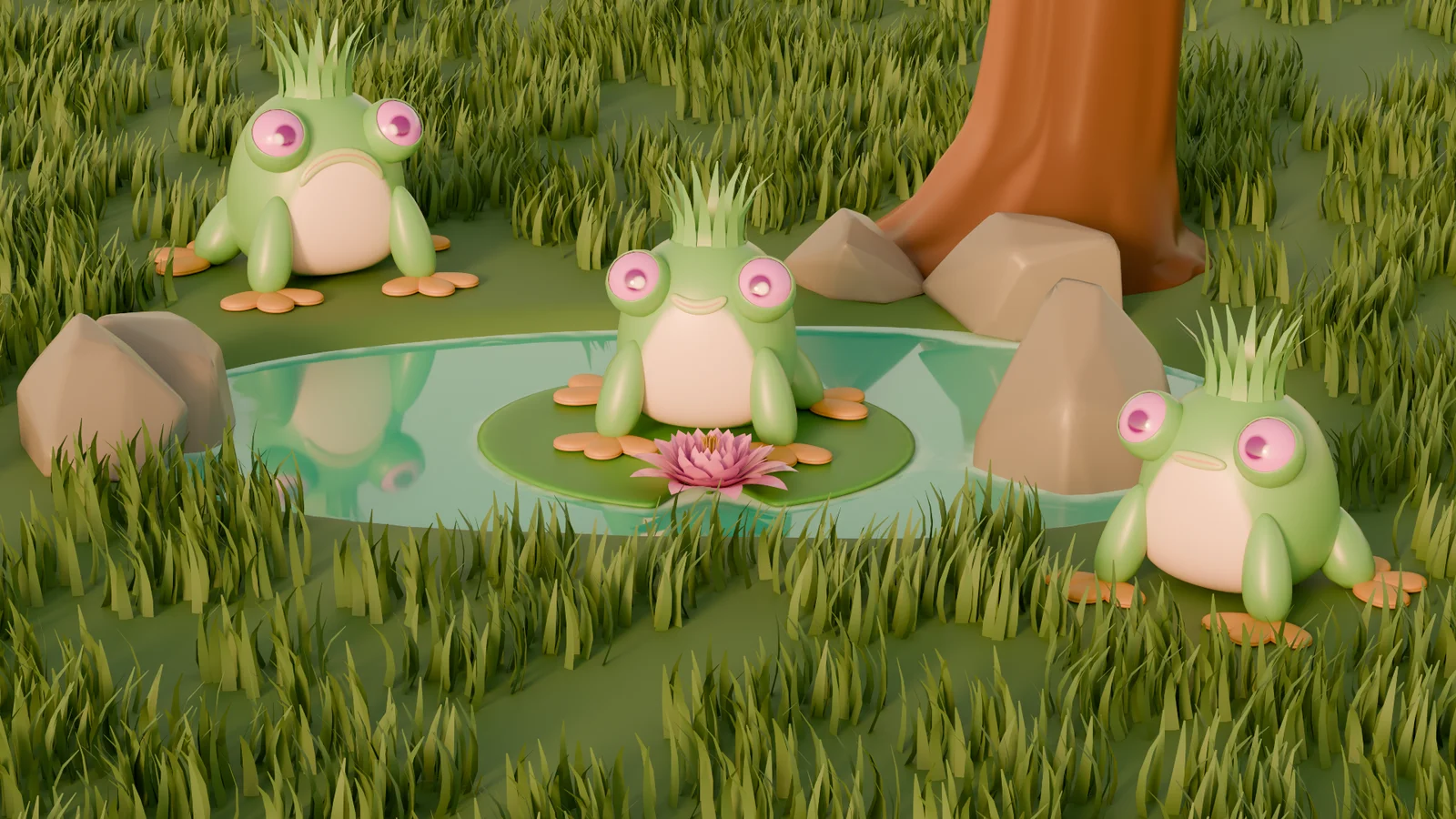 Frogs in a Pond screenshot 2