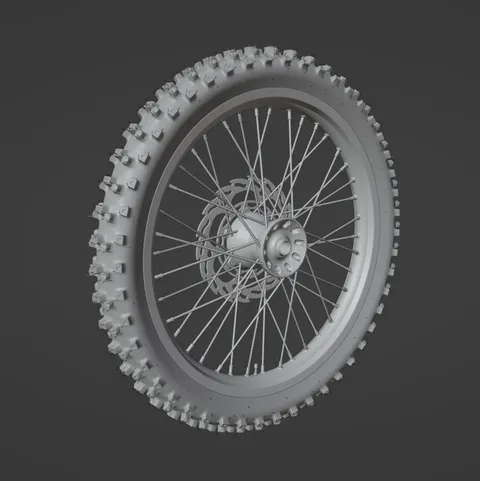 Front Wheel Assembly - Blender 3d models