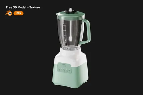 Fruit Blender - Blender 3d models