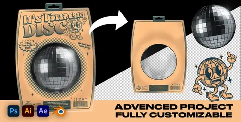 Disco Ball Packaging - Blender scenes