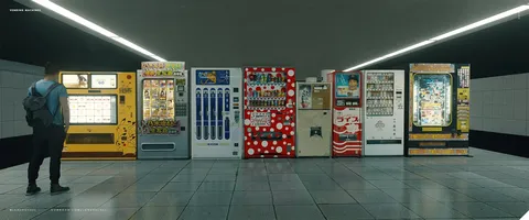 Japanese Vending Machines - Blender 3d models