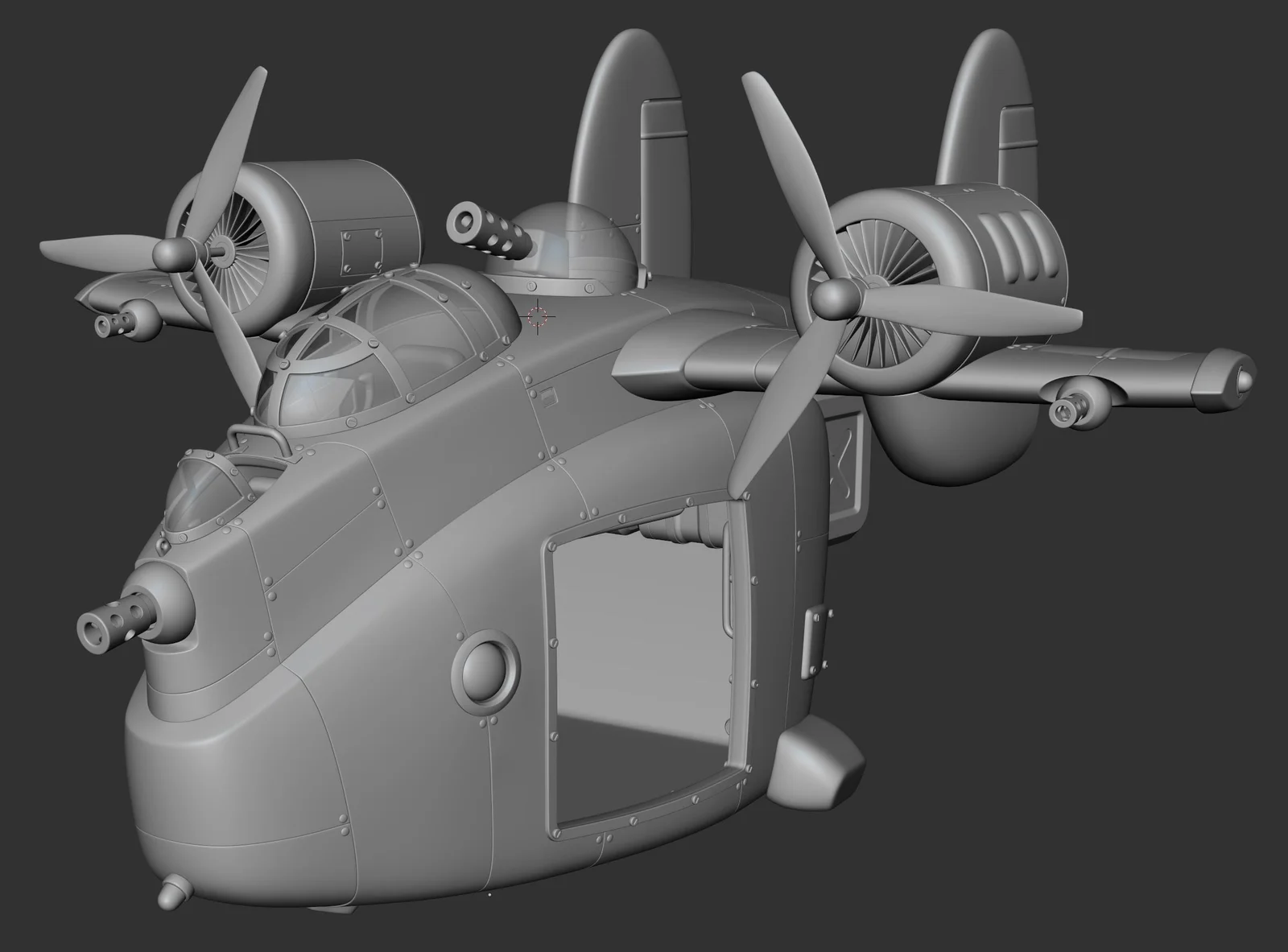 Furry Warfare Hard Surface Modeling screenshot 2