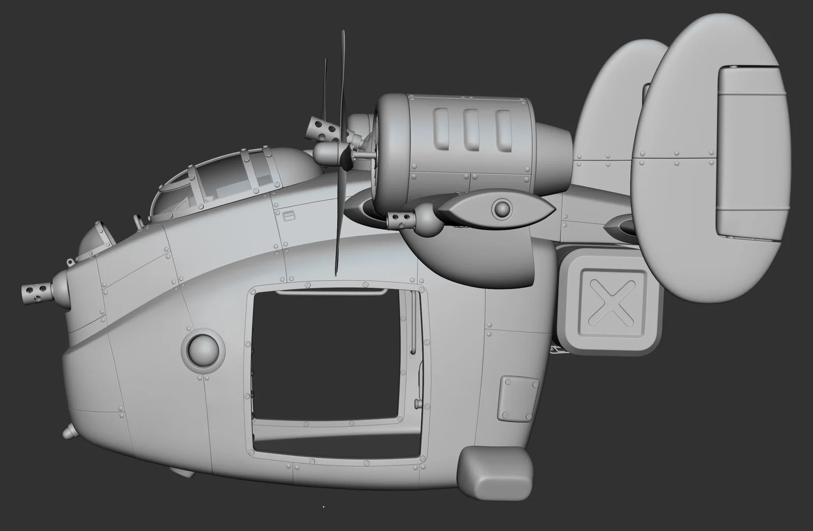 Furry Warfare Hard Surface Modeling screenshot 3