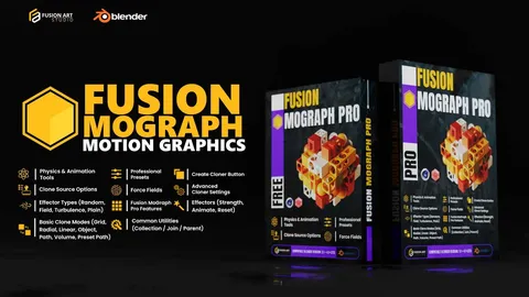 Fusion MoGraph Pro+ - Blender addons
