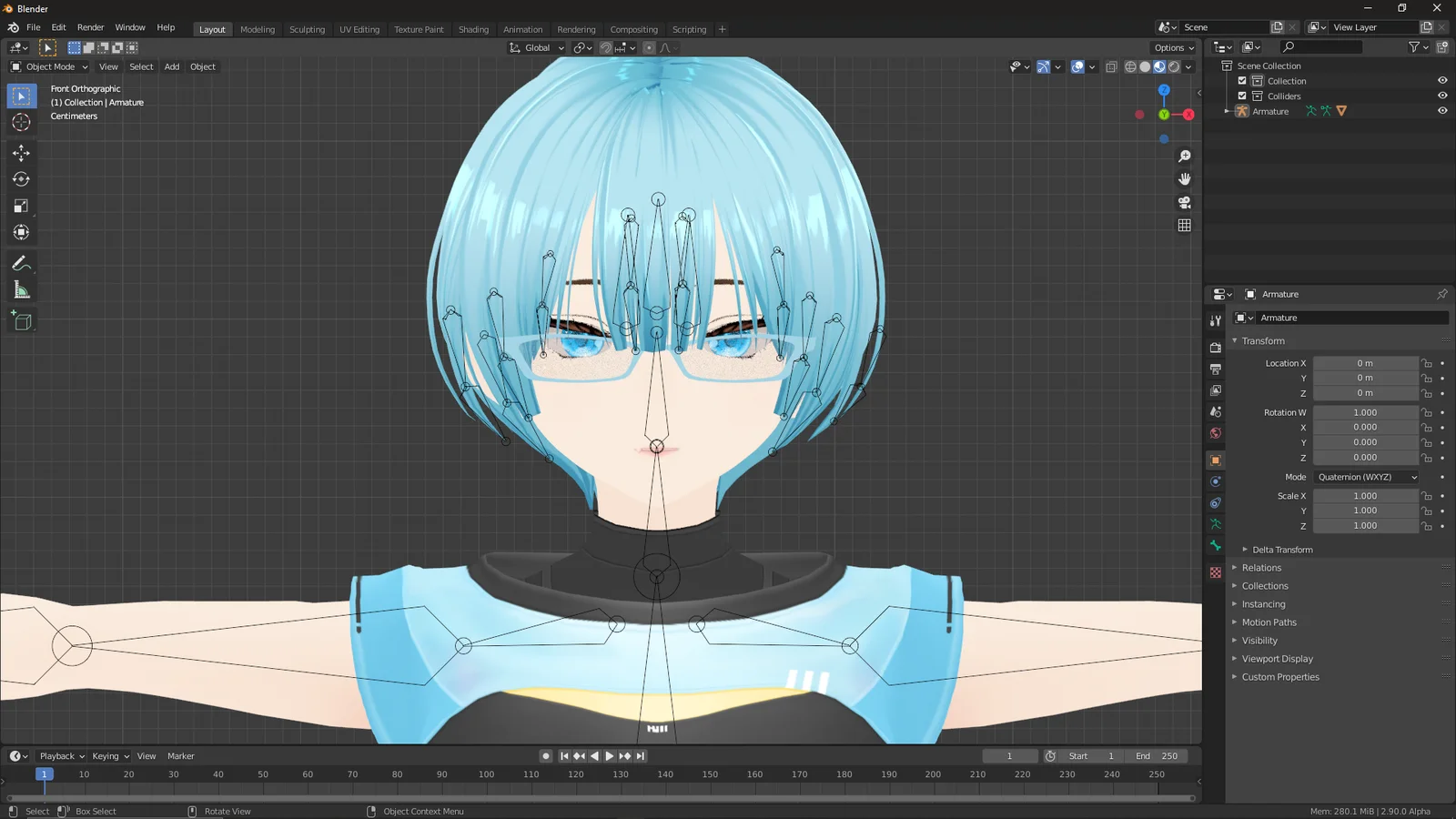 Futuristic Blue Nerd screenshot 2