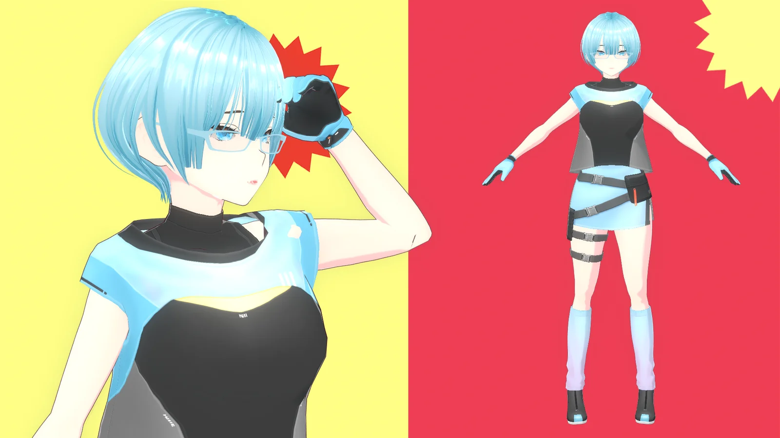 Futuristic Blue Nerd screenshot 4