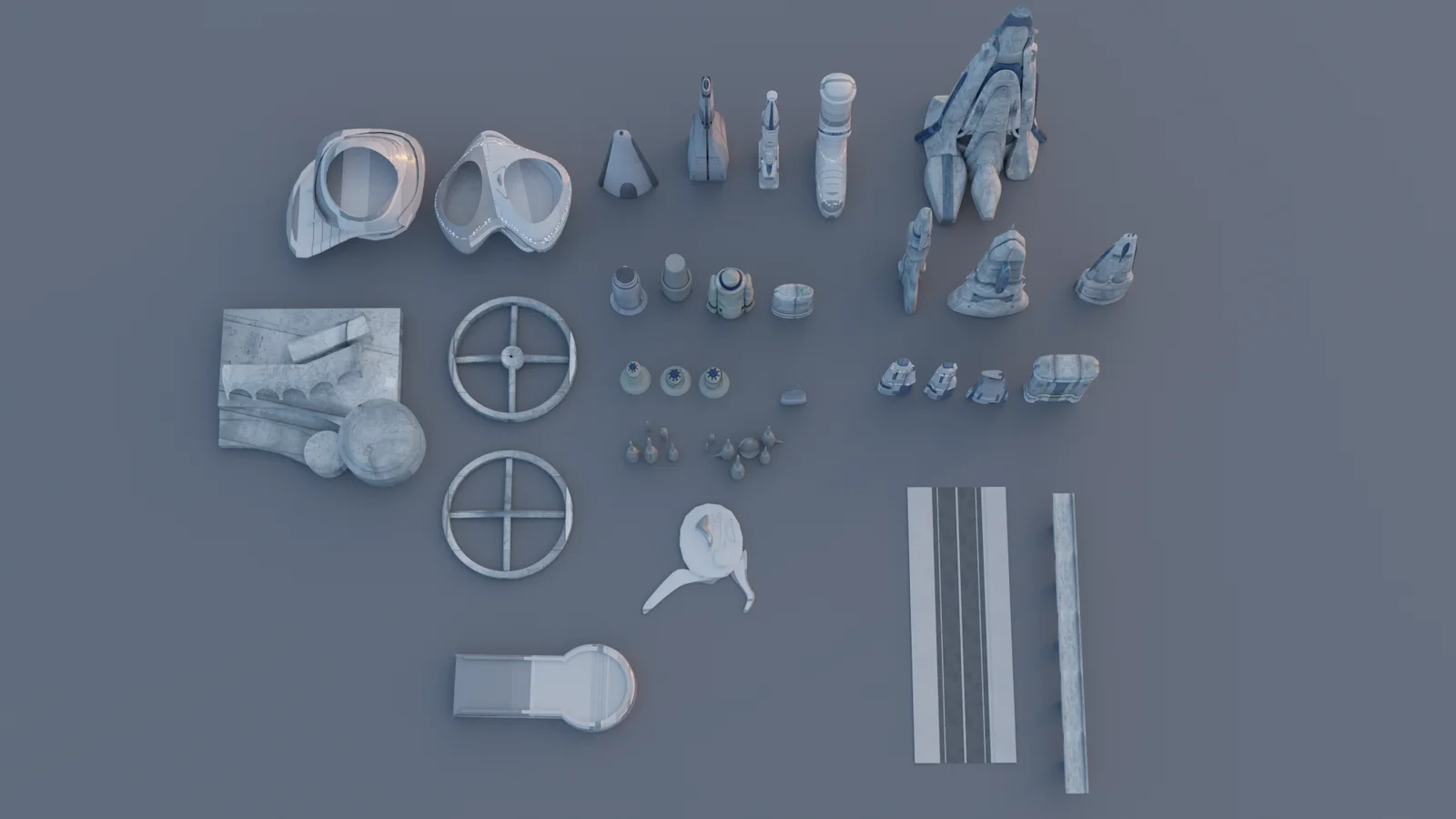 Galactic Cityscape Kitbash screenshot 4